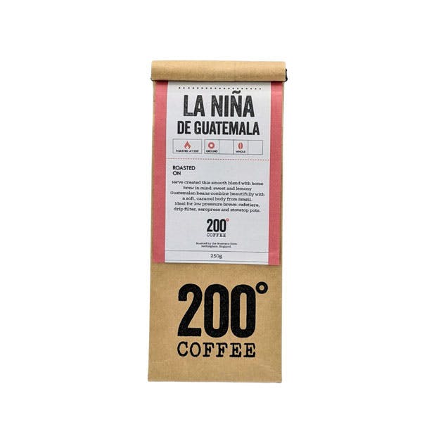 200 Degrees, La Nina De Guatemala coffee bag