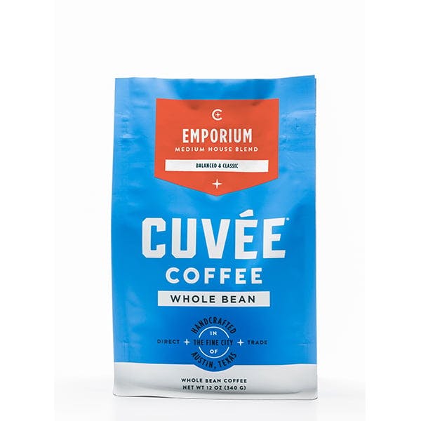 Cuvee, Emporium Blend coffee bag