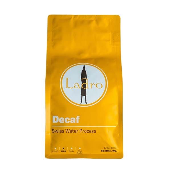 Ladro, Ladro Decaf coffee bag