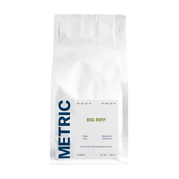 Metric, Big Riff coffee bag