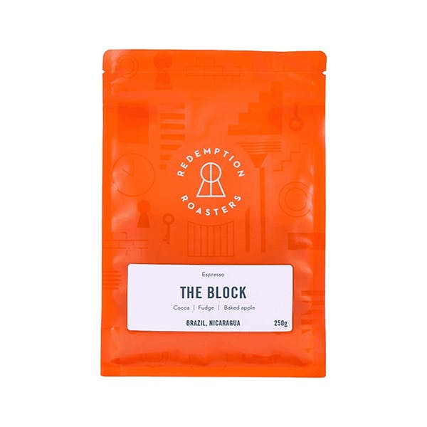 Redemption, The Block coffee bag