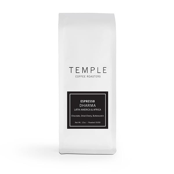 Temple, Dharma Espresso Blend coffee bag