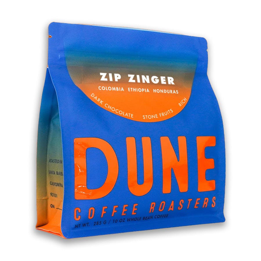 Dune, Zip Zinger coffee bag