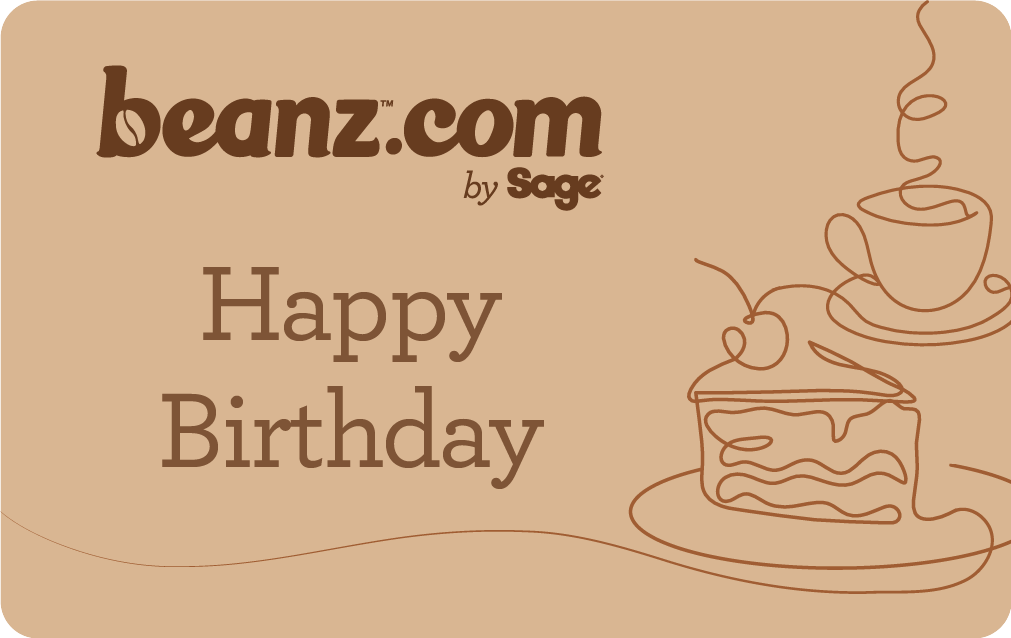 Happy Birthday gift card from beanz