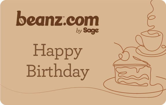 Happy Birthday gift card from beanz