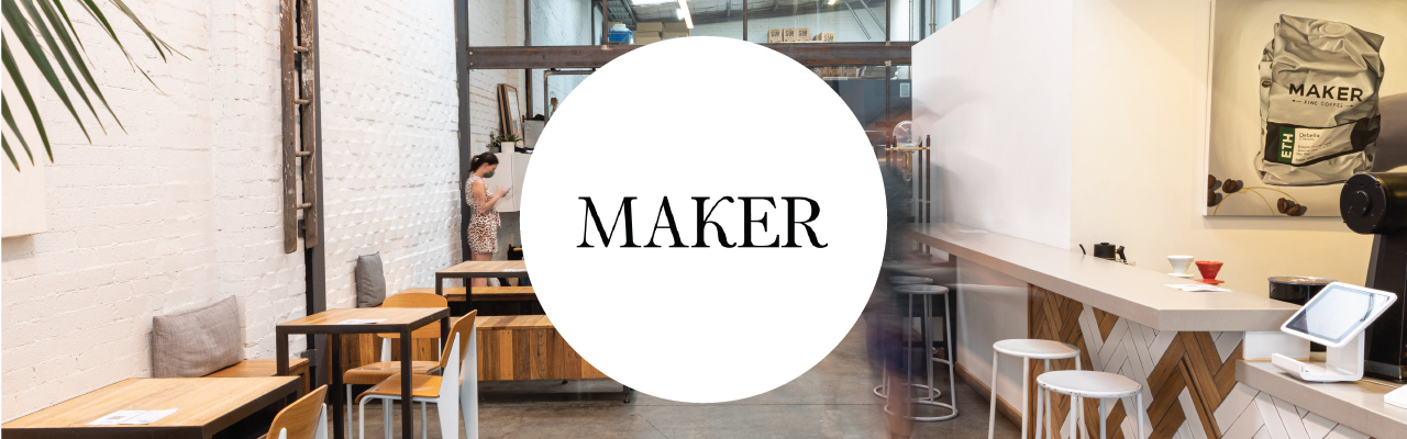 Maker cafe location shot.