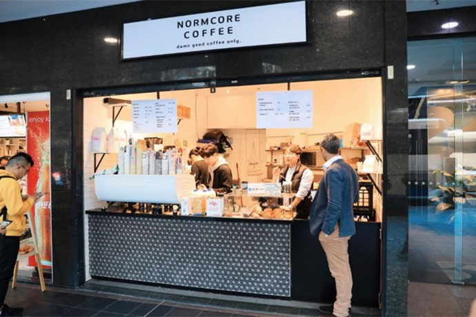 normcore coffee counter