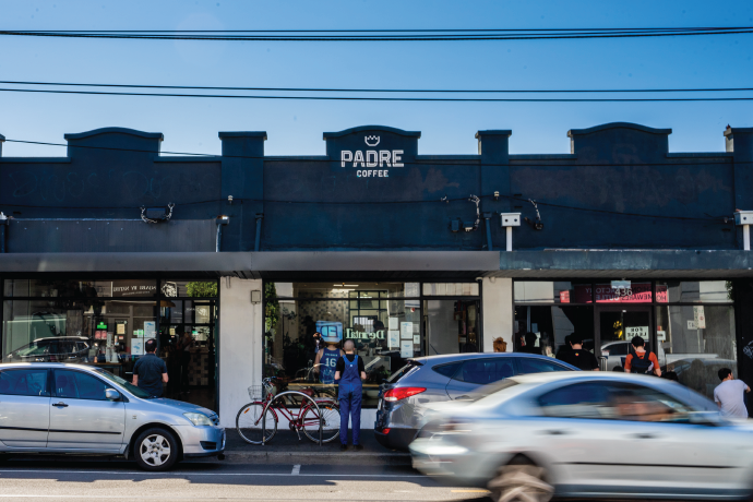 padre coffee roasters shop front
