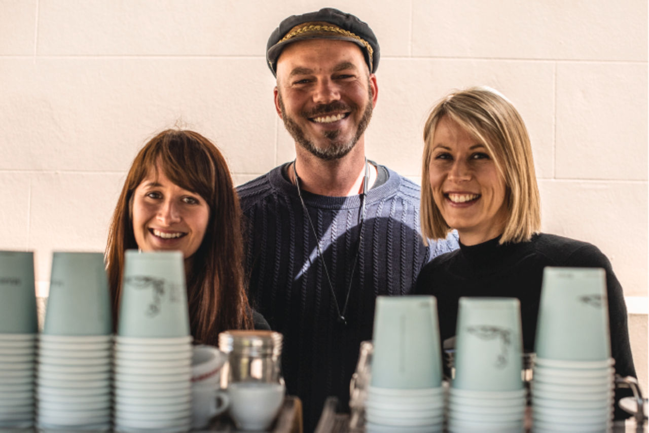 The Little Marionette roasters and baristas.
