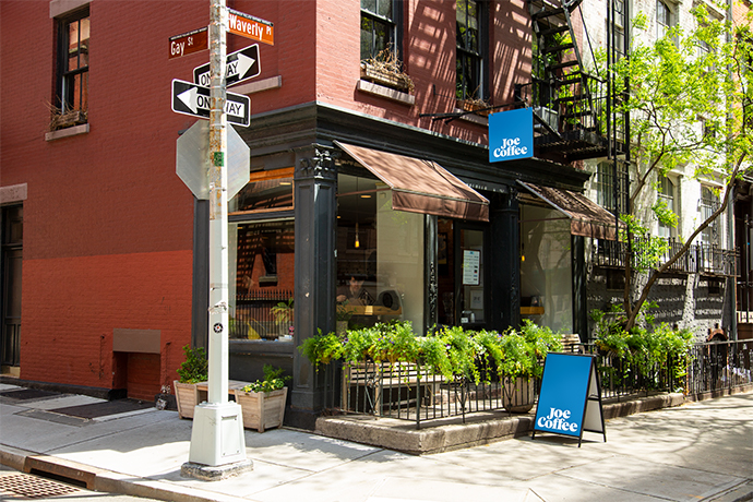 Joe Coffee cafe, Waverly Place location.