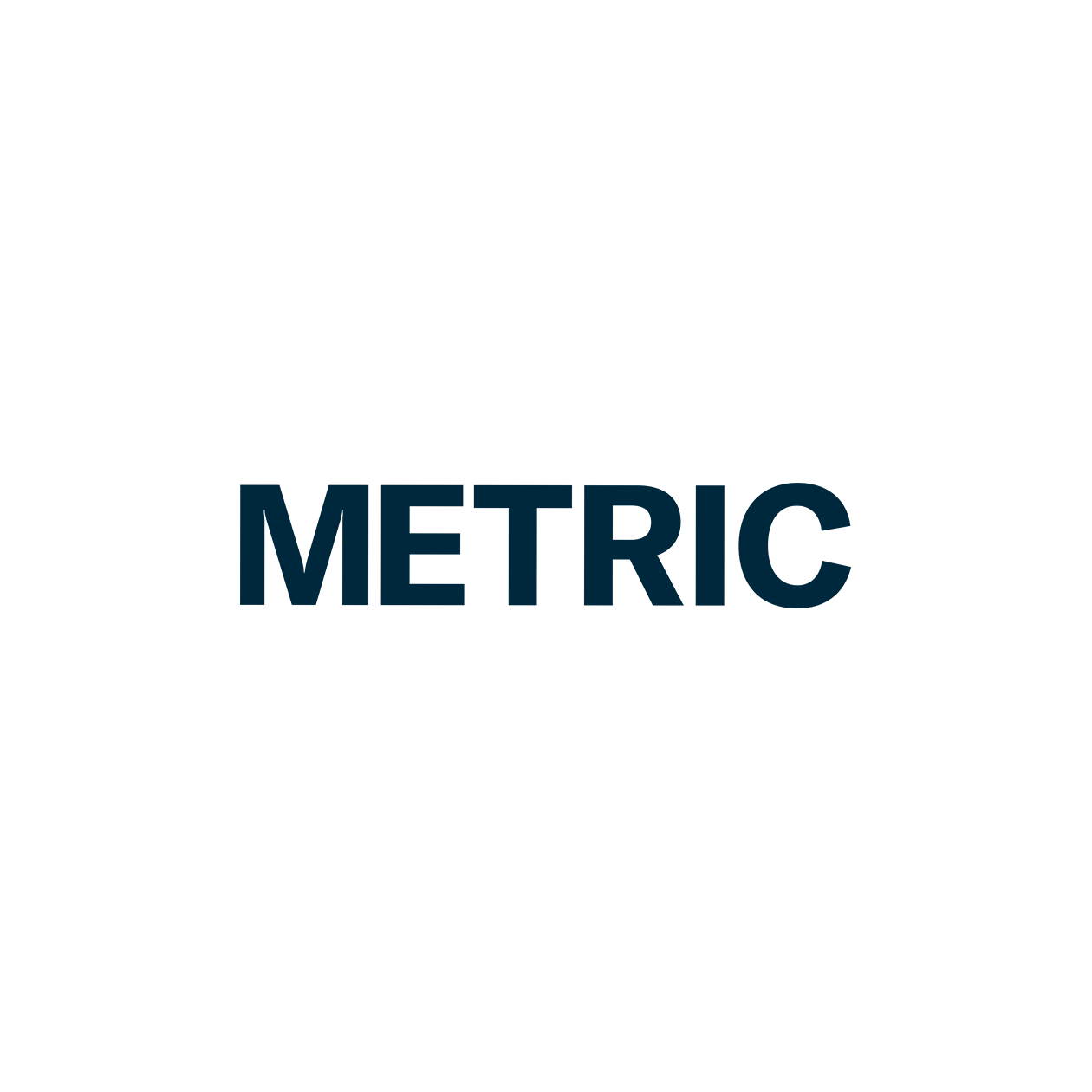 Metric brand logo image